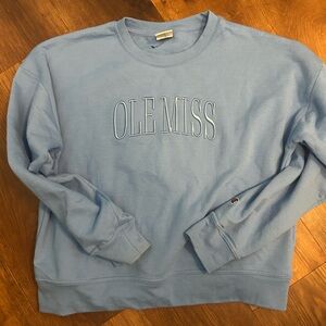 Champion Light Blue Ole Miss Sweatshirt